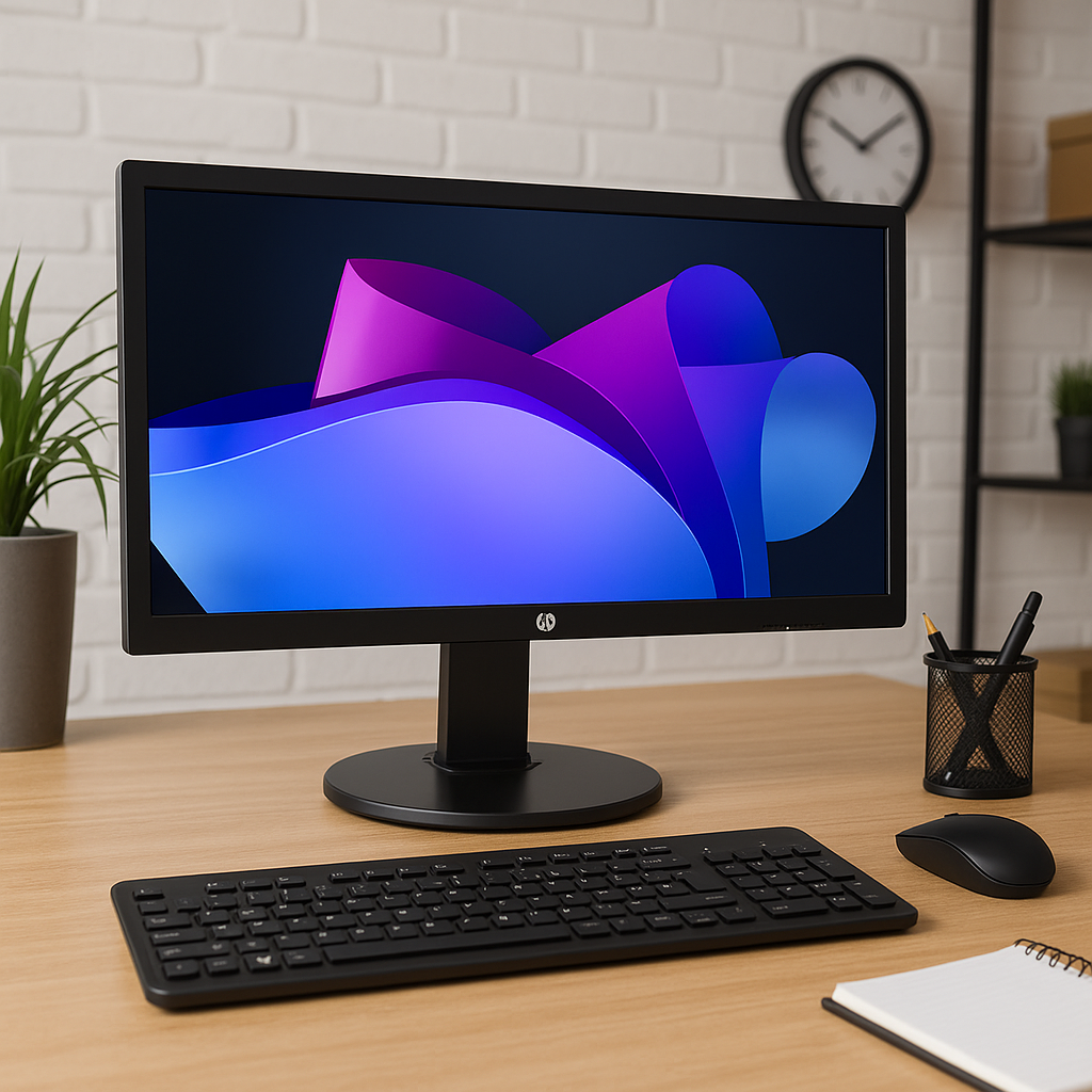 Monitor HP 21,5” Led Full HD P6L17AA VGA V225hz Displayport Monitor HP 21,5” Led Full HD P6L17AA VGA V225hz Displayport